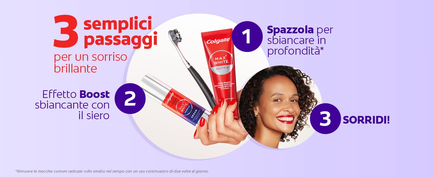 3 semplici passaggi pwe un sorriso brillante