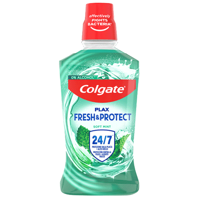 Colgate<sup>®</sup> Plax<sup>®</sup> Menta Delicata 500ml - Collutorio